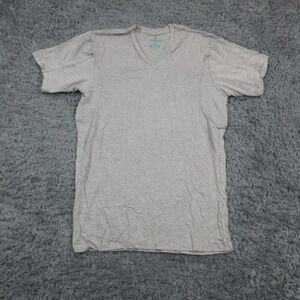 Thompson Tee Shirt Mens 3XL Gray Slim Fit V Neck Sweatproof Undershirt Tee